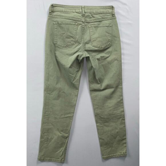 NYDJ Lift/Tuck 'Ankle' Lightweight Stretch Jeans. Olive Green, Women's 4P. GUC! - Picture 4 of 5